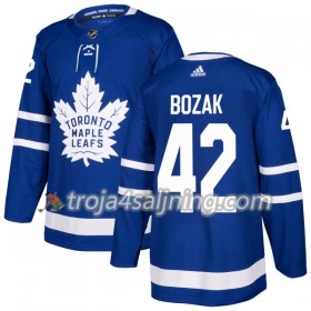 Toronto Maple Leafs tröja Tyler Bozak 42 Adidas 2017-2018 Blå Authentic - NHL Tröjor Herr